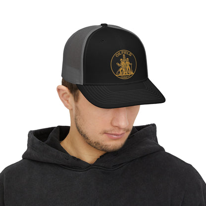 Oilfield Junky Snapback Trucker Cap — Vintage Oil Rig Patch Hat